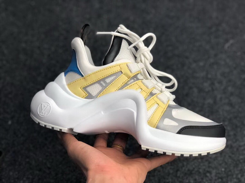 Authentic LV Run Away Sneaker Yellow